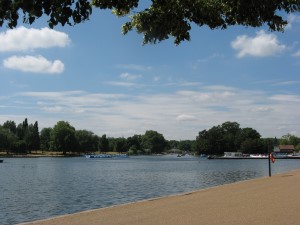 the Serpentine lake in London